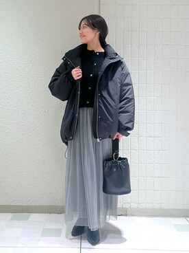 「A part by（アパートバイ）のアイテム（ダウンジャケット/コート）」を使った、keinaさん（レディース・160cm）の秋コーディネート