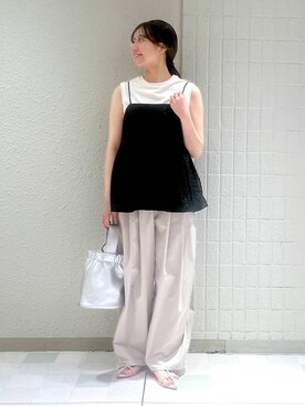 「キャミソール」｜keinaさん（レディース・160cm）の夏コーディネート