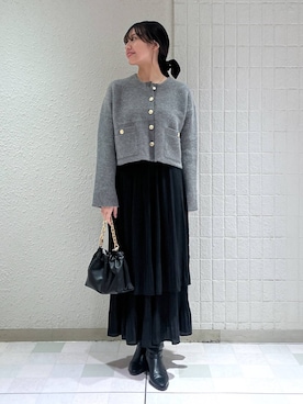 「A part by（アパートバイ）のアイテム（アクセサリー）」を使った、keinaさん（レディース・160cm）の秋コーディネート