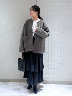 「A part by（アパートバイ）のアイテム（シューズ）」を使った、keinaさん（レディース・160cm）の秋コーディネート