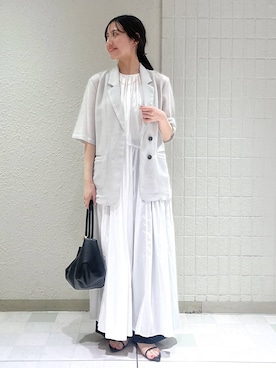 「お仕事コーデ_apart by lowrys」｜keinaさん（レディース・160cm）の春コーディネート