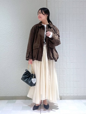 「apart by lowrys」｜「アイテム（財布/小物）」を使った、keinaさん（レディース・160cm）の秋コーディネート