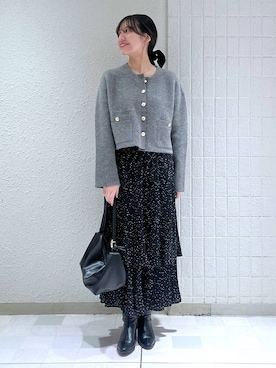 「A part by（アパートバイ）のアイテム（アクセサリー）」を使った、keinaさん（レディース・160cm）の秋コーディネート