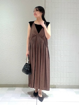 「アイテム（バレッタ/ヘアクリップ）」を使った、keinaさん（レディース・160cm）の夏コーディネート