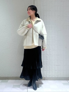 「A part by（アパートバイ）のアイテム（アクセサリー）」を使った、keinaさん（レディース・160cm）の秋コーディネート