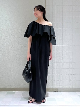 「アイテム（バレッタ/ヘアクリップ）」を使った、keinaさん（レディース・160cm）の夏コーディネート