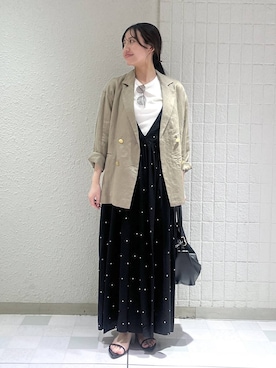 「A part by（アパートバイ）のアイテム」を使った、keinaさん（レディース・160cm）の春コーディネート