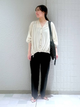 「A part by（アパートバイ）のアイテム（オールインワン・サロペット）」を使った、keinaさん（レディース・160cm）の夏コーディネート