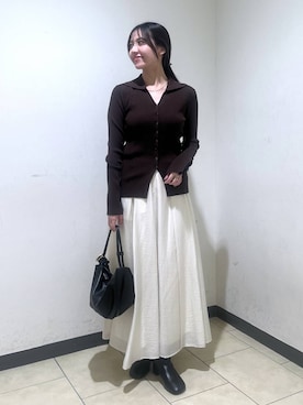 「A part by（アパートバイ）のアイテム（ネックレス）」を使った、keinaさん（レディース・160cm）の秋コーディネート