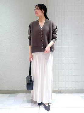 「アイテム（バレッタ/ヘアクリップ）」を使った、keinaさん（レディース・160cm）の秋コーディネート