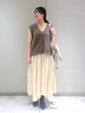 「apart by lowrys」｜「アイテム（財布/小物）」を使った、keinaさん（レディース・160cm）の秋コーディネート