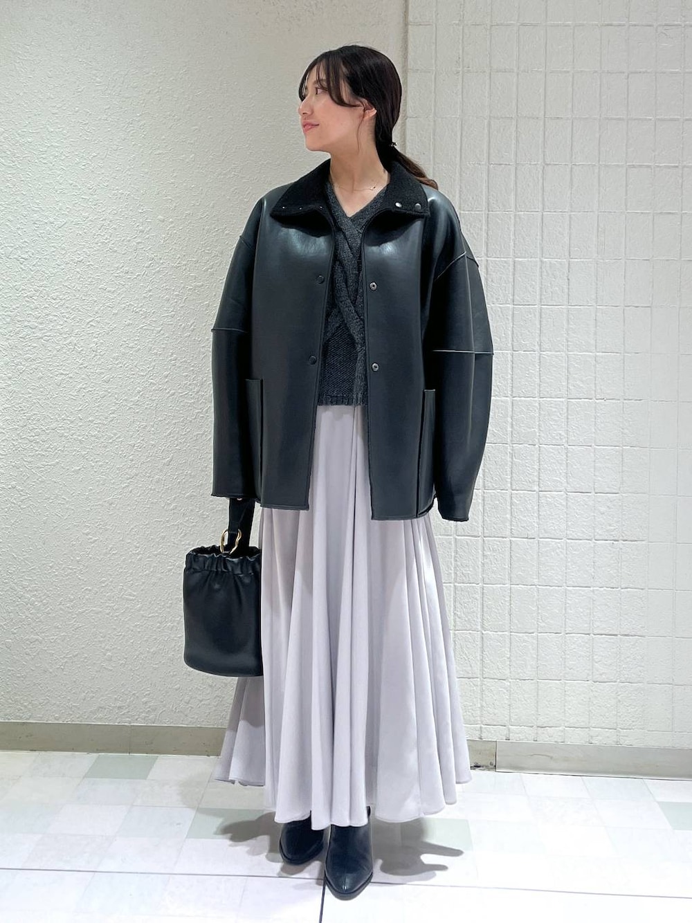ムートンリバーブルゾンを使った人気ファッションコーディネート - WEAR