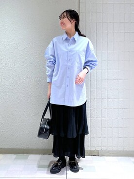 「e/rm（イーアールエム）のアイテム（トップス）」を使った、keinaさん（レディース・160cm）の冬コーディネート