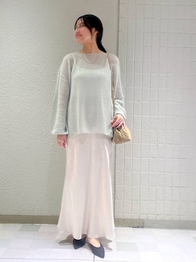 「アイテム（バレッタ/ヘアクリップ）」を使った、keinaさん（レディース・160cm）の秋コーディネート