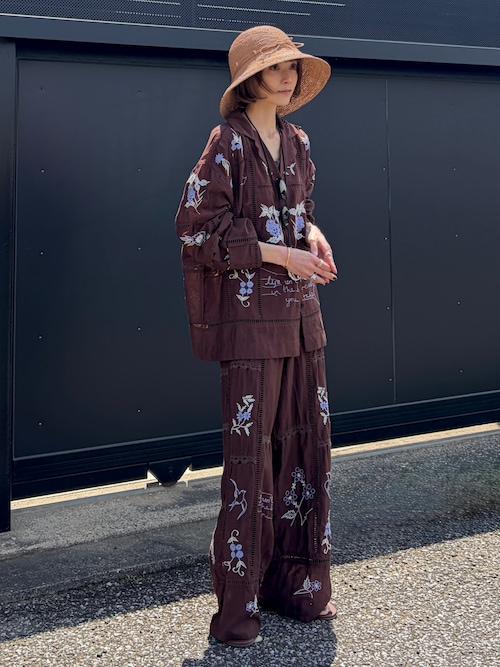 Embroidery Patchwork Trousers（その他パンツ）｜TODAYFUL（トゥデイ