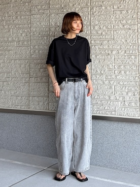 「mil（ミル）のアイテム」を使った、RIHOさん（レディース・150cm）の夏コーディネート