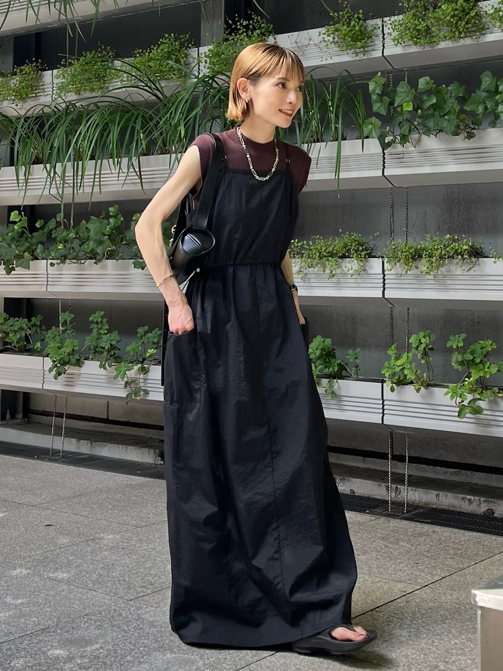 hellam（へラム）の「ウエスドロスト ミリタリーキャミワンピース