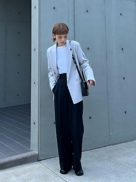 「ROPE' PICNIC（ロペピクニック）のアイテム（ジャケット/アウター）」を使った、RIHOさん（レディース・150cm）の冬コーディネート