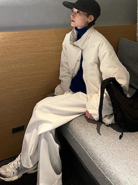 「PLST（プラステ）のアイテム」を使った、RIHOさん（レディース・150cm）の冬コーディネート