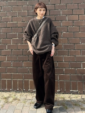 「SENSE OF PLACE by URBAN RESEARCH（センスオブプレイスバイアーバンリサーチ）のアイテム」を使った、RIHOさん（レディース・150cm）の秋コーディネート