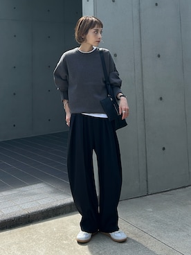 「アイテム（トップス）」を使った、RIHOさん（レディース・150cm・30代）の秋コーディネート