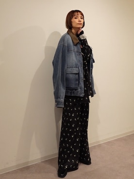 「FREE'S MART（フリーズマート）のアイテム」を使った、RIHOさん（レディース・150cm）の冬コーディネート