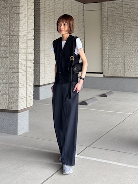 「JIL SANDER（ジルサンダー）のアイテム（バッグ）」を使った、RIHOさん（レディース・150cm）の春コーディネート