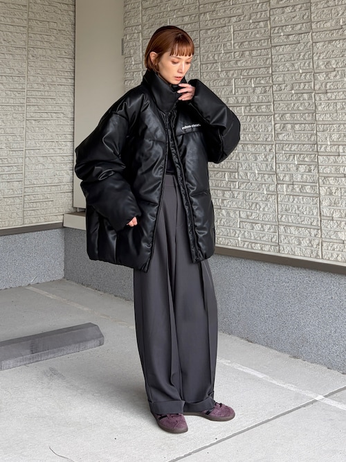 「mihns closet(ミンズクローゼット)の【mihns closet/ミンズクローゼット】26AW パデッドショートブルゾン / 新色追加(ダウンジャケット/コート)」を使った、RIHOさん(レディース・150cm)の秋コーディネート