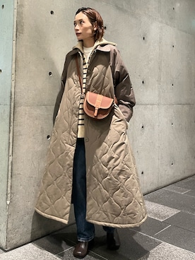 「アイテム（その他アウター）」を使った、RIHOさん（レディース・150cm）の冬コーディネート