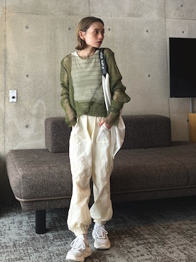 「JOSEPH STUDIO（ジョゼフストゥディオ）のアイテム」を使った、RIHOさん（レディース・150cm）の春コーディネート