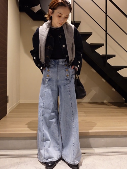 Lee×LANVIN en Bleuデニムマリンパンツ（その他パンツ）｜LANVIN en