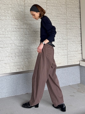 「GLOBAL WORK（グローバルワーク）のアイテム」を使った、RIHOさん（レディース・150cm）の夏コーディネート