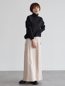 「チェルシーブーツ」｜RIHOさん（レディース・150cm）の秋コーディネート