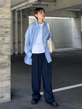 「PLST（プラステ）のアイテム」を使った、RIHOさん（レディース・150cm）の春コーディネート