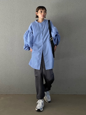 「PLST（プラステ）のアイテム」を使った、RIHOさん（レディース・150cm）の秋コーディネート
