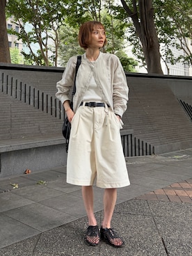 「MOHI（モヒ）のアイテム」を使った、RIHOさん（レディース・150cm）の夏コーディネート