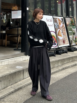 leinwande（ラインヴァンド）の「Open Cable Sweater（ニット/セーター