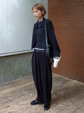 「SENSE OF PLACE by URBAN RESEARCH（センスオブプレイスバイアーバンリサーチ）のアイテム」を使った、RIHOさん（レディース・150cm）の秋コーディネート