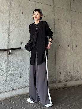 「PLST（プラステ）のアイテム」を使った、RIHOさん（レディース・150cm）の秋コーディネート