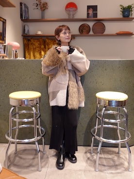 「アイテム（シューズ）」を使った、RIHOさん（レディース・150cm・30代）の秋コーディネート