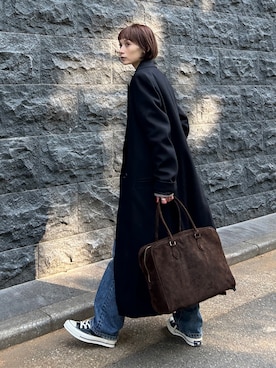 「Levi's（リーバイス）のアイテム（パンツ）」を使った、RIHOさん（レディース・150cm）の冬コーディネート