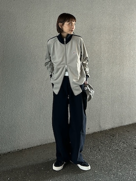 「アイテム（その他アウター、グレー系）」を使った、RIHOさん（レディース・150cm）の秋コーディネート