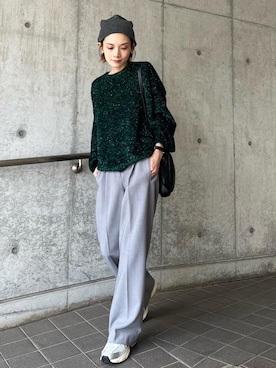 「NOMINE（ノミネ）のアイテム」を使った、RIHOさん（レディース・150cm）の秋コーディネート