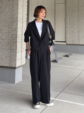 「JIL SANDER（ジルサンダー）のアイテム（バッグ）」を使った、RIHOさん（レディース・150cm）の春コーディネート