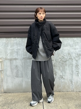 「アイテム（ジャケット/アウター）」を使った、RIHOさん（レディース・150cm・30代）の秋コーディネート