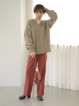 RIHOさん（レディース・150cm）の冬コーディネート