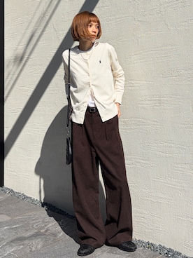 「アイテム（財布/小物）」を使った、RIHOさん（レディース・150cm）の秋コーディネート
