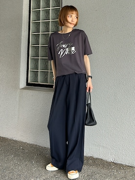 「アイテム（トップス）」を使った、RIHOさん（レディース・150cm・30代）の夏コーディネート