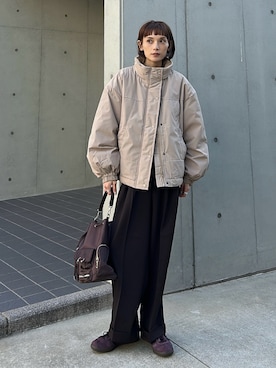 「アイテム（ジャケット/アウター）」を使った、RIHOさん（レディース・150cm・30代）の秋コーディネート