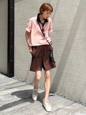 「Studio Doe（スタジオドー）のアイテム」を使った、RIHOさん（レディース・150cm）の夏コーディネート